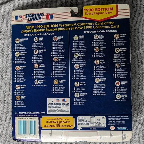 1990 Kenner Starting Lineup Frank Viola NIB - Picture 2 of 3